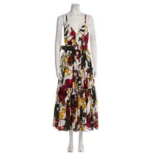 Samantha Sung Safari Toile Dress USA Small